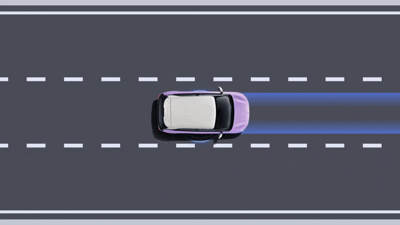 Adaptive Cruise Control illustration — Dongfeng BOX maintaining a safe following distance
